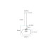 VK LEADING LIGHT VK/04687/PE/B-SG/W/28 IORI 8W 3000K BLACK/SMOKED PENDANT LAMP VK LEADING LIGHT VK/04687/PE/B-SG/W/28 IORI 8W 3000K BLACK/SMOKED PENDANT LAMP