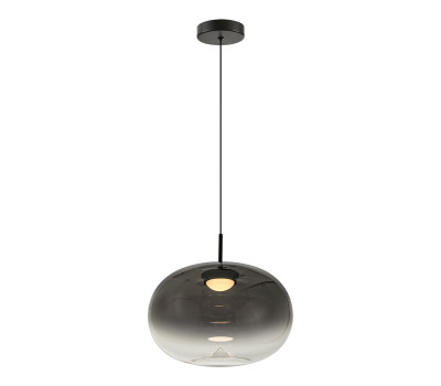 VK LEADING LIGHT VK/04687/PE/B-SG/W/28 IORI 8W 3000K BLACK/SMOKED PENDANT LAMP VK LEADING LIGHT VK/04687/PE/B-SG/W/28 IORI 8W 3000K BLACK/SMOKED PENDANT LAMP