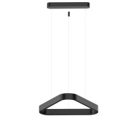 VK LEADING LIGHT VK/04689/PE/D/B/W/60 ARIA 60W 3000K BLACK PENDANT LAMP