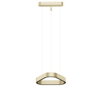 VK LEADING LIGHT VK/04689/PE/D/CG/W/40 ARIA 40W 3000K GOLD PENDANT LAMP
