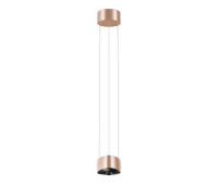 VK LEADING LIGHT VK/04691/PE/D/RGD/W AURA 20W 3000K ROSE GOLD PENDANT LAMP