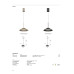 LED пендел VK LEADING LIGHT VK/04693/PE/D/B/W AMELIE 18W 3000K BLACK PENDANT LAMP LED пендел VK LEADING LIGHT VK/04693/PE/D/B/W AMELIE 18W 3000K BLACK PENDANT LAMP