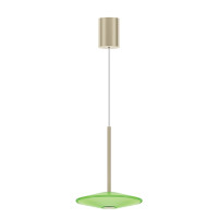 LED пендел VK LEADING LIGHT VK/04696/PE/D/GR/W SORA 10W 3000K GREEN PENDANT LAMP LED пендел VK LEADING LIGHT VK/04696/PE/D/GR/W SORA 10W 3000K GREEN PENDANT LAMP