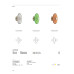 LED аплик VK LEADING LIGHT VK/04696/WA/D/GR/W SORA 8W 3000K GREEN WALL LAMP LED аплик VK LEADING LIGHT VK/04696/WA/D/GR/W SORA 8W 3000K GREEN WALL LAMP