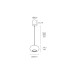 LED пендел VK LEADING LIGHT VK/04699/PE/D/B/W ARBOR 12W 3000K WHITE/BLACK PENDANT LAMP LED пендел VK LEADING LIGHT VK/04699/PE/D/B/W ARBOR 12W 3000K WHITE/BLACK PENDANT LAMP