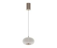 VK LEADING LIGHT VK/04699/PE/D/CG/W ARBOR 12W 3000K WHITE/CHAMPAGNE GOLD PENDANT LAMP