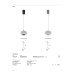 LED пендел VK LEADING LIGHT VK/04699/PE/D/B/W ARBOR 12W 3000K WHITE/BLACK PENDANT LAMP LED пендел VK LEADING LIGHT VK/04699/PE/D/B/W ARBOR 12W 3000K WHITE/BLACK PENDANT LAMP