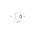 LED аплик VK LEADING LIGHT VK/04699/WA/D/CG/W ARBOR 9W 3000K WHITE/CHAMPAGNE GOLD WALL LAMP