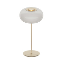 VK LEADING LIGHT VK/04700/CG/W ARBOR 10W 3000K WHITE/CHAMPAGNE GOLD TABLE LAMP
