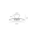 LED плафон VK LEADING LIGHT VK/04701/CE/D/B-G/W ELISE 10W 3000K BLACK/CHAMPAGNE GOLD CEILING LAMP