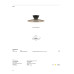 LED плафон VK LEADING LIGHT VK/04701/CE/D/B-G/W ELISE 10W 3000K BLACK/CHAMPAGNE GOLD CEILING LAMP
