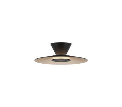 LED плафон VK LEADING LIGHT VK/04701/CE/D/B-G/W ELISE 10W 3000K BLACK/CHAMPAGNE GOLD CEILING LAMP