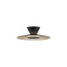 LED плафон VK LEADING LIGHT VK/04701/CE/D/B-G/W ELISE 10W 3000K BLACK/CHAMPAGNE GOLD CEILING LAMP