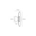 VK LEADING LIGHT VK/04701/WA/D/B-G/W ELISE 8W 3000K BLACK/CHAMPAGNE GOLD WALL LAMP