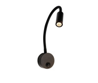 VK LEADING LIGHT VK/04702/B/W JAK 3W 3000K BLACK WALL LAMP VK LEADING LIGHT VK/04702/B/W JAK 3W 3000K BLACK WALL LAMP