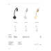 VK LEADING LIGHT VK/04702/B/W JAK 3W 3000K BLACK WALL LAMP VK LEADING LIGHT VK/04702/B/W JAK 3W 3000K BLACK WALL LAMP