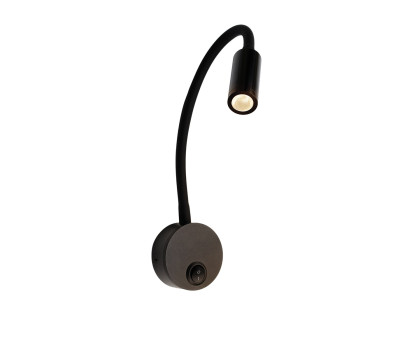 VK LEADING LIGHT VK/04702/B/W JAK 3W 3000K BLACK WALL LAMP VK LEADING LIGHT VK/04702/B/W JAK 3W 3000K BLACK WALL LAMP