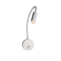 VK LEADING LIGHT VK/04702/W/W JAK 3W 3000K WHITE WALL LAMP VK LEADING LIGHT VK/04702/W/W JAK 3W 3000K WHITE WALL LAMP