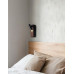 VK LEADING LIGHT VK/04705/DW-B/W NOVEL 3W 3000K BLACK/WOOD WALL LAMP VK LEADING LIGHT VK/04705/DW-B/W NOVEL 3W 3000K BLACK/WOOD WALL LAMP