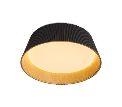 VK LEADING LIGHT VK/04707/CE/D/B/W AELIA 30W 3000K BLACK/WOOD GRAIN CEILING LAMP VK LEADING LIGHT VK/04707/CE/D/B/W AELIA 30W 3000K BLACK/WOOD GRAIN CEILING LAMP