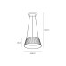 LED пендел VK LEADING LIGHT VK/04707/PE/D/B/W AELIA 30W 3000K BLACK/WOOD GRAIN PENDANT LAMP LED пендел VK LEADING LIGHT VK/04707/PE/D/B/W AELIA 30W 3000K BLACK/WOOD GRAIN PENDANT LAMP