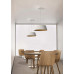 LED пендел VK LEADING LIGHT VK/04707/PE/D/B/W AELIA 30W 3000K BLACK/WOOD GRAIN PENDANT LAMP LED пендел VK LEADING LIGHT VK/04707/PE/D/B/W AELIA 30W 3000K BLACK/WOOD GRAIN PENDANT LAMP