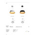 LED пендел VK LEADING LIGHT VK/04707/PE/D/B/W AELIA 30W 3000K BLACK/WOOD GRAIN PENDANT LAMP LED пендел VK LEADING LIGHT VK/04707/PE/D/B/W AELIA 30W 3000K BLACK/WOOD GRAIN PENDANT LAMP