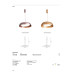LED пендел VK LEADING LIGHT VK/04709/PE/D/RB/W ENYA 40W 3000K BROWN PENDANT LAMP LED пендел VK LEADING LIGHT VK/04709/PE/D/RB/W ENYA 40W 3000K BROWN PENDANT LAMP