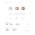 VK LEADING LIGHT VK/04711/WA/D/A/W GLACE 5W 3000K AMBER WALL LAMP VK LEADING LIGHT VK/04711/WA/D/A/W GLACE 5W 3000K AMBER WALL LAMP