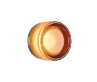 VK LEADING LIGHT VK/04712/WA/D/A/W GLACE 5W 3000K AMBER WALL LAMP