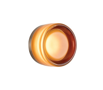 VK LEADING LIGHT VK/04712/WA/D/A/W GLACE 5W 3000K AMBER WALL LAMP VK LEADING LIGHT VK/04712/WA/D/A/W GLACE 5W 3000K AMBER WALL LAMP