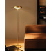VK LEADING LIGHT VK/04713/FL/BS/W MIRA 8W 3000K MATT BRASS FLOOR LAMP