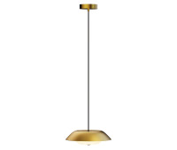 VK LEADING LIGHT VK/04714/PE/BS/W MIRA 4W 3000K MATT BRASS PENDANT LAMP