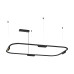 VK LEADING LIGHT VK/04715/PE/D/B/W/113 CORE 25W 3000K BLACK PENDANT LAMP VK LEADING LIGHT VK/04715/PE/D/B/W/113 CORE 25W 3000K BLACK PENDANT LAMP
