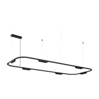 VK LEADING LIGHT VK/04715/PE/D/B/W/163 CORE 38W 3000K BLACK PENDANT LAMP VK LEADING LIGHT VK/04715/PE/D/B/W/163 CORE 38W 3000K BLACK PENDANT LAMP