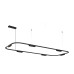 VK LEADING LIGHT VK/04715/PE/D/B/W/163 CORE 38W 3000K BLACK PENDANT LAMP VK LEADING LIGHT VK/04715/PE/D/B/W/163 CORE 38W 3000K BLACK PENDANT LAMP