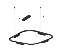 VK LEADING LIGHT VK/04715/PE/D/B/W/63 CORE 25W 3000K BLACK PENDANT LAMP