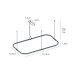 VK LEADING LIGHT VK/04715/PE/D/B/W/113 CORE 25W 3000K BLACK PENDANT LAMP VK LEADING LIGHT VK/04715/PE/D/B/W/113 CORE 25W 3000K BLACK PENDANT LAMP