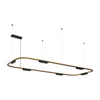 VK LEADING LIGHT VK/04715/PE/D/GDB/W/163 CORE 38W 3000K GOLD/BLACK PENDANT LAMP VK LEADING LIGHT VK/04715/PE/D/GDB/W/163 CORE 38W 3000K GOLD/BLACK PENDANT LAMP