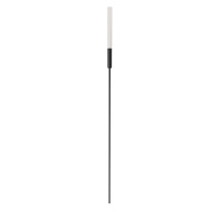 VK LEADING LIGHT VK/04716/B/W/120 MIM 1W 3000K BLACK GARDEN BOLLARD LAMP IP65