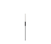 VK LEADING LIGHT VK/04716/B/W/60 MIM 1W 3000K BLACK GARDEN BOLLARD LAMP IP65