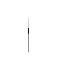 VK LEADING LIGHT VK/04716/B/W/60 MIM 1W 3000K BLACK GARDEN BOLLARD LAMP IP65