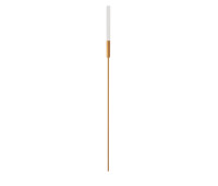 VK LEADING LIGHT VK/04716/BS/W/120 MIM 1W 3000K BRASS GARDEN BOLLARD LAMP IP65