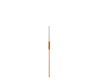 VK LEADING LIGHT VK/04716/BS/W/60 MIM 1W 3000K BRASS GARDEN BOLLARD LAMP IP65