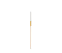 VK LEADING LIGHT VK/04716/BS/W/80 MIM 1W 3000K BRASS GARDEN BOLLARD LAMP IP65