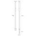 VK LEADING LIGHT VK/04716/B/W/120 MIM 1W 3000K BLACK GARDEN BOLLARD LAMP IP65 VK LEADING LIGHT VK/04716/B/W/120 MIM 1W 3000K BLACK GARDEN BOLLARD LAMP IP65