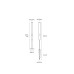 VK LEADING LIGHT VK/04716/B/W/60 MIM 1W 3000K BLACK GARDEN BOLLARD LAMP IP65 VK LEADING LIGHT VK/04716/B/W/60 MIM 1W 3000K BLACK GARDEN BOLLARD LAMP IP65