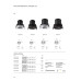 VK LEADING LIGHT VK/04721/B/C CUT BLACK 18W 4000K RECESSED DOWNLIGHT LAMP VK LEADING LIGHT VK/04721/B/C CUT BLACK 18W 4000K RECESSED DOWNLIGHT LAMP