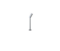 VK LEADING LIGHT VK/04727/G/W/30 ROBI 5W 3000K GREY GARDEN BOLLARD LAMP IP65
