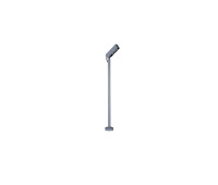 VK LEADING LIGHT VK/04727/G/W/50 ROBI 5W 3000K GREY GARDEN BOLLARD LAMP IP65
